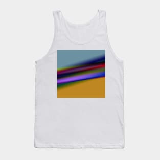 blue pink green texture art Tank Top